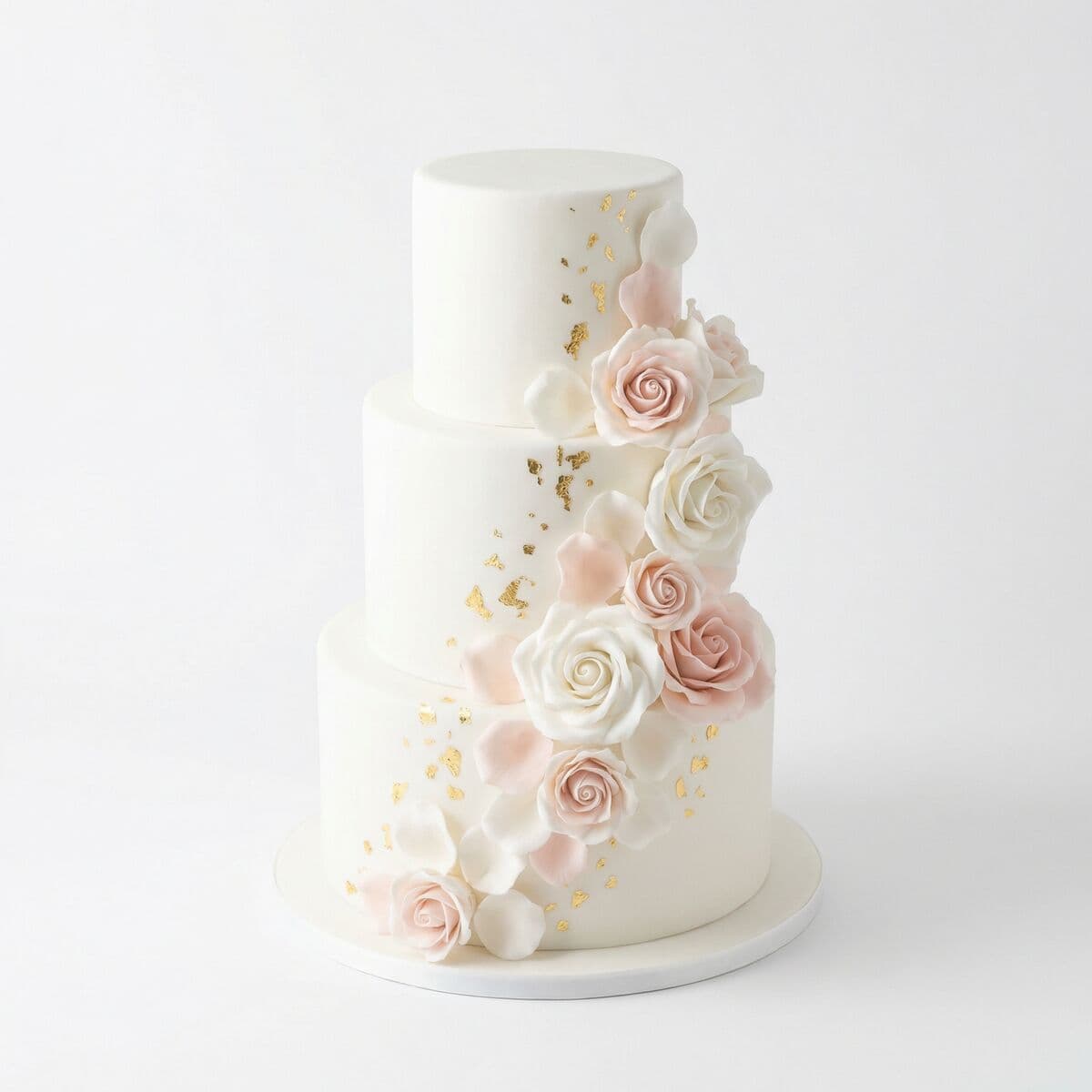 Luxury wedding cake by Mira Cake Dubai